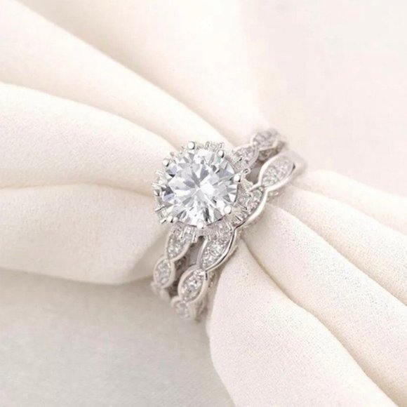 BRIDAL WEDDING ENGAGMENT RING SALLY - Picture 3 of 4